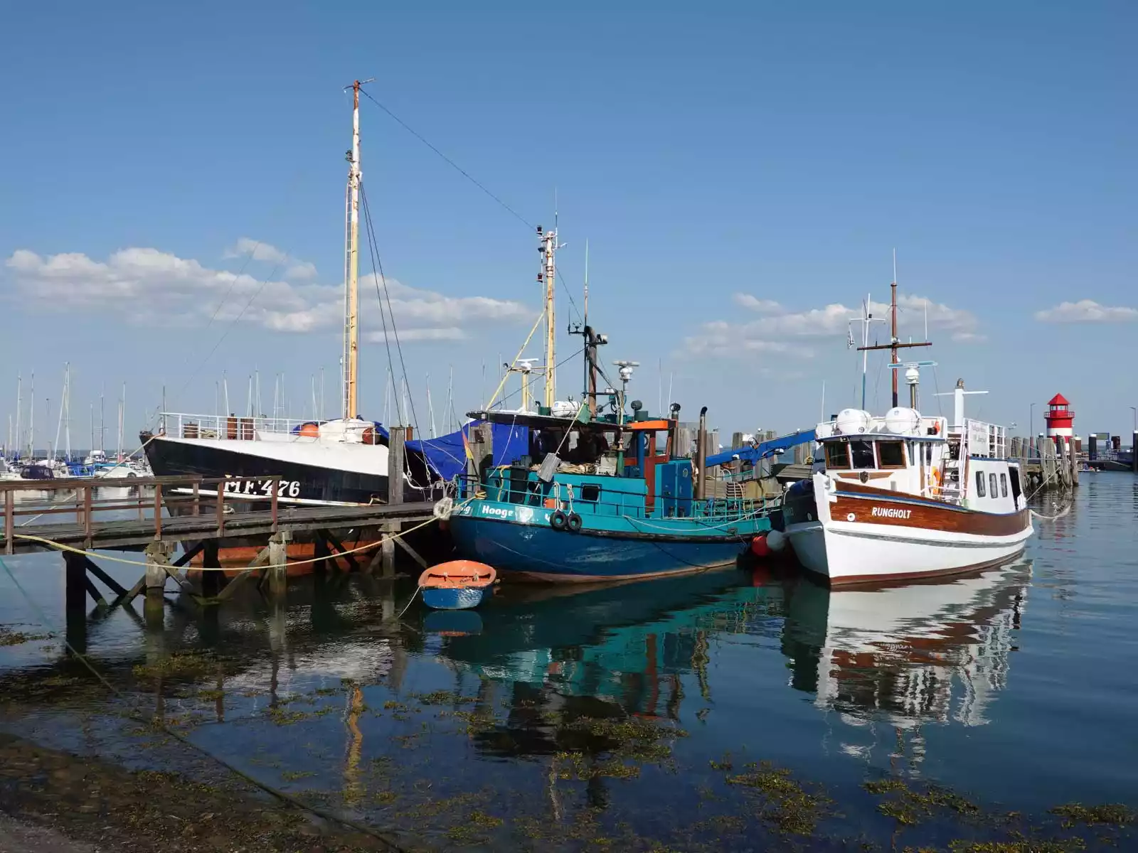 Boote im Hafen von Wyk auf Föhr